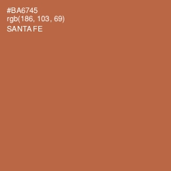 #BA6745 - Santa Fe Color Image
