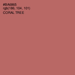 #BA6865 - Coral Tree Color Image