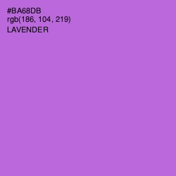 #BA68DB - Lavender Color Image