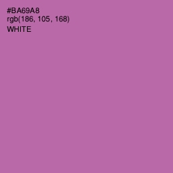 #BA69A8 - Wisteria Color Image