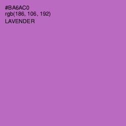 #BA6AC0 - Lavender Color Image