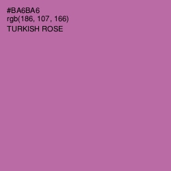 #BA6BA6 - Turkish Rose Color Image