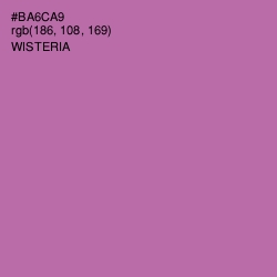 #BA6CA9 - Wisteria Color Image