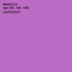 #BA6CC4 - Lavender Color Image