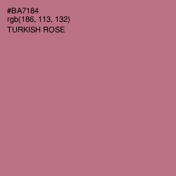#BA7184 - Turkish Rose Color Image