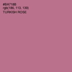 #BA718B - Turkish Rose Color Image