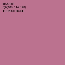 #BA728F - Turkish Rose Color Image