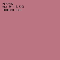 #BA7482 - Turkish Rose Color Image