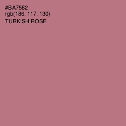 #BA7582 - Turkish Rose Color Image