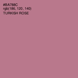 #BA788C - Turkish Rose Color Image