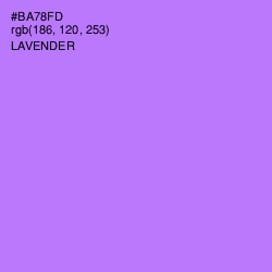 #BA78FD - Lavender Color Image