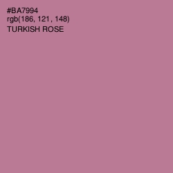 #BA7994 - Turkish Rose Color Image