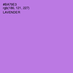 #BA79E3 - Lavender Color Image