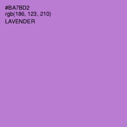 #BA7BD2 - Lavender Color Image