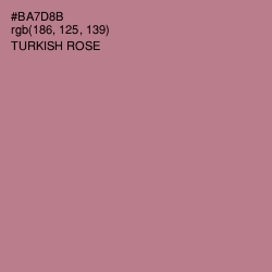 #BA7D8B - Turkish Rose Color Image