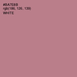 #BA7E8B - Turkish Rose Color Image