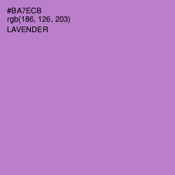#BA7ECB - Lavender Color Image