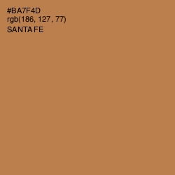 #BA7F4D - Santa Fe Color Image