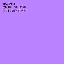 #BA82FD - Dull Lavender Color Image