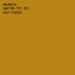 #BA8316 - Hot Toddy Color Image