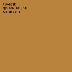 #BA833D - Marigold Color Image