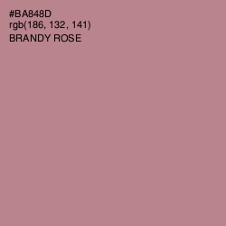 #BA848D - Brandy Rose Color Image