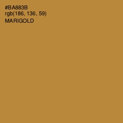 #BA883B - Marigold Color Image