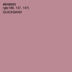 #BA8993 - Quicksand Color Image