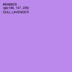 #BA89EB - Dull Lavender Color Image