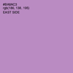 #BA8AC3 - East Side Color Image