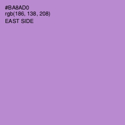 #BA8AD0 - East Side Color Image