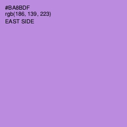 #BA8BDF - East Side Color Image