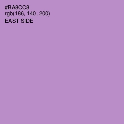 #BA8CC8 - East Side Color Image