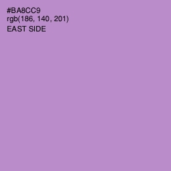 #BA8CC9 - East Side Color Image