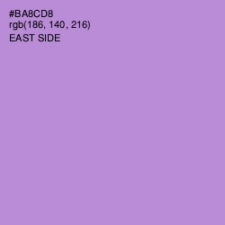 #BA8CD8 - East Side Color Image