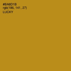 #BA8D1B - Lucky Color Image