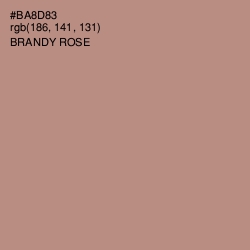 #BA8D83 - Brandy Rose Color Image