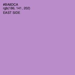 #BA8DCA - East Side Color Image