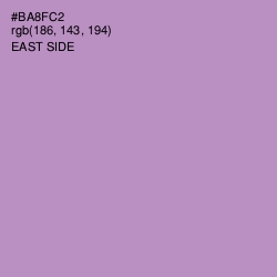 #BA8FC2 - East Side Color Image