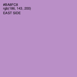 #BA8FC8 - East Side Color Image