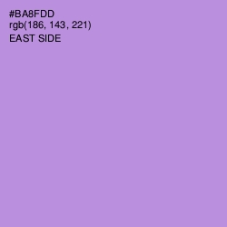 #BA8FDD - East Side Color Image