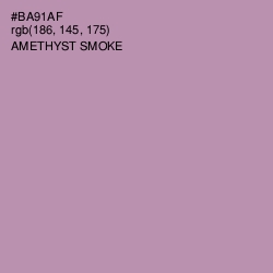 #BA91AF - Amethyst Smoke Color Image
