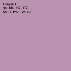 #BA93B1 - Amethyst Smoke Color Image