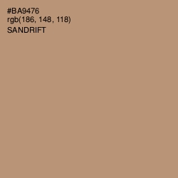 #BA9476 - Sandrift Color Image
