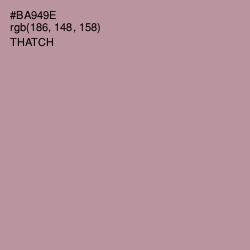 #BA949E - Thatch Color Image