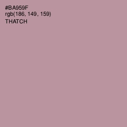 #BA959F - Thatch Color Image