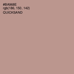 #BA968E - Quicksand Color Image