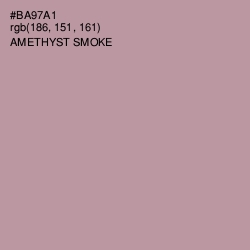 #BA97A1 - Amethyst Smoke Color Image