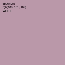 #BA97A9 - Amethyst Smoke Color Image