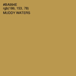 #BA994E - Muddy Waters Color Image
